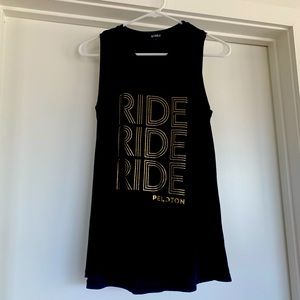 Peloton Black Triple “Ride” Tank